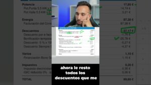 actuaciones en la medida factura luz