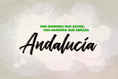 bandera andalucia con estrella