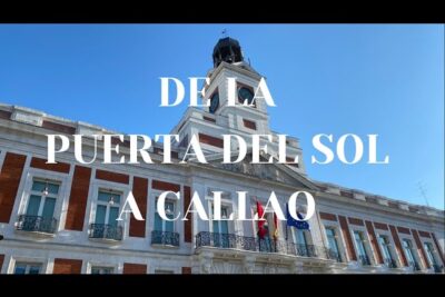 calles que salen de la puerta del sol