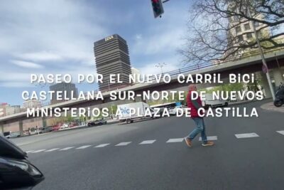 carril bici castellana