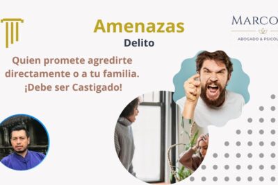 denuncia por amenazas e insultos