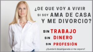 mujer divorciada sin ingresos