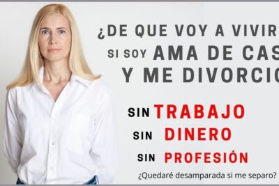 mujer divorciada sin ingresos