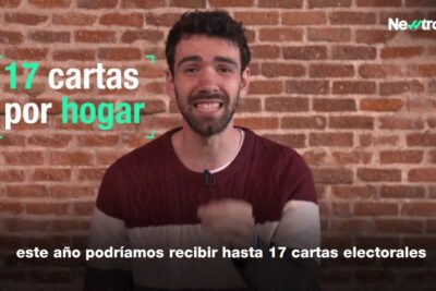 no quiero recibir propaganda electoral