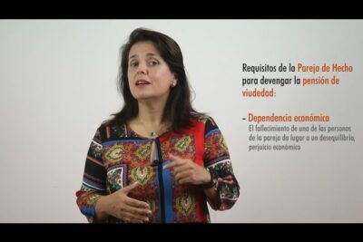 parejas de hecho y pensión de viudedad