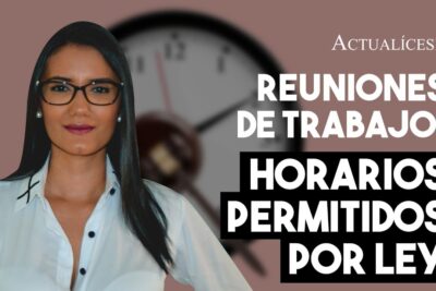 reuniones de trabajo fuera del horario laboral españa
