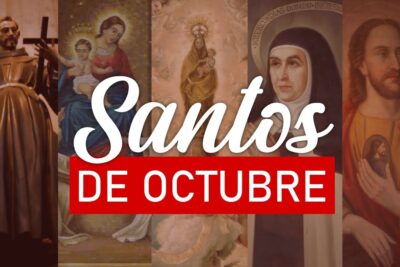 santorales del mes de octubre